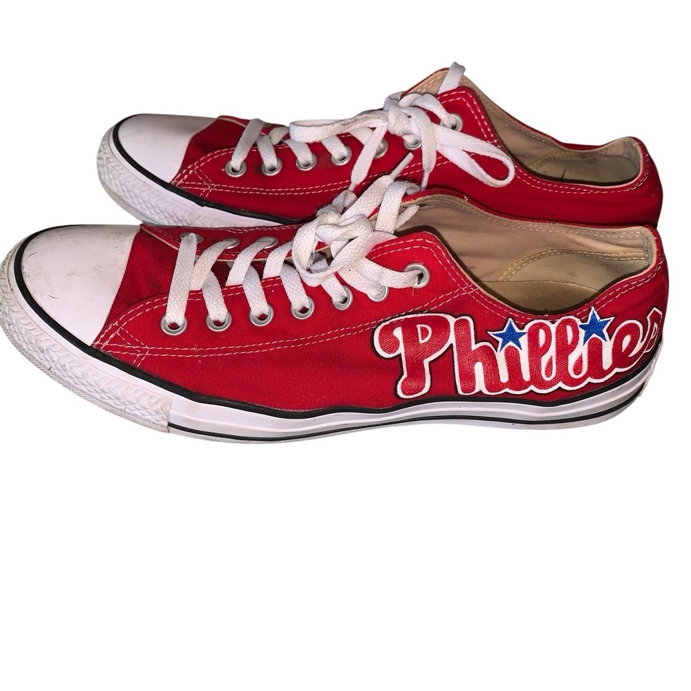 Converse Chuck Taylor low Red Custom Phillies M 11/W13